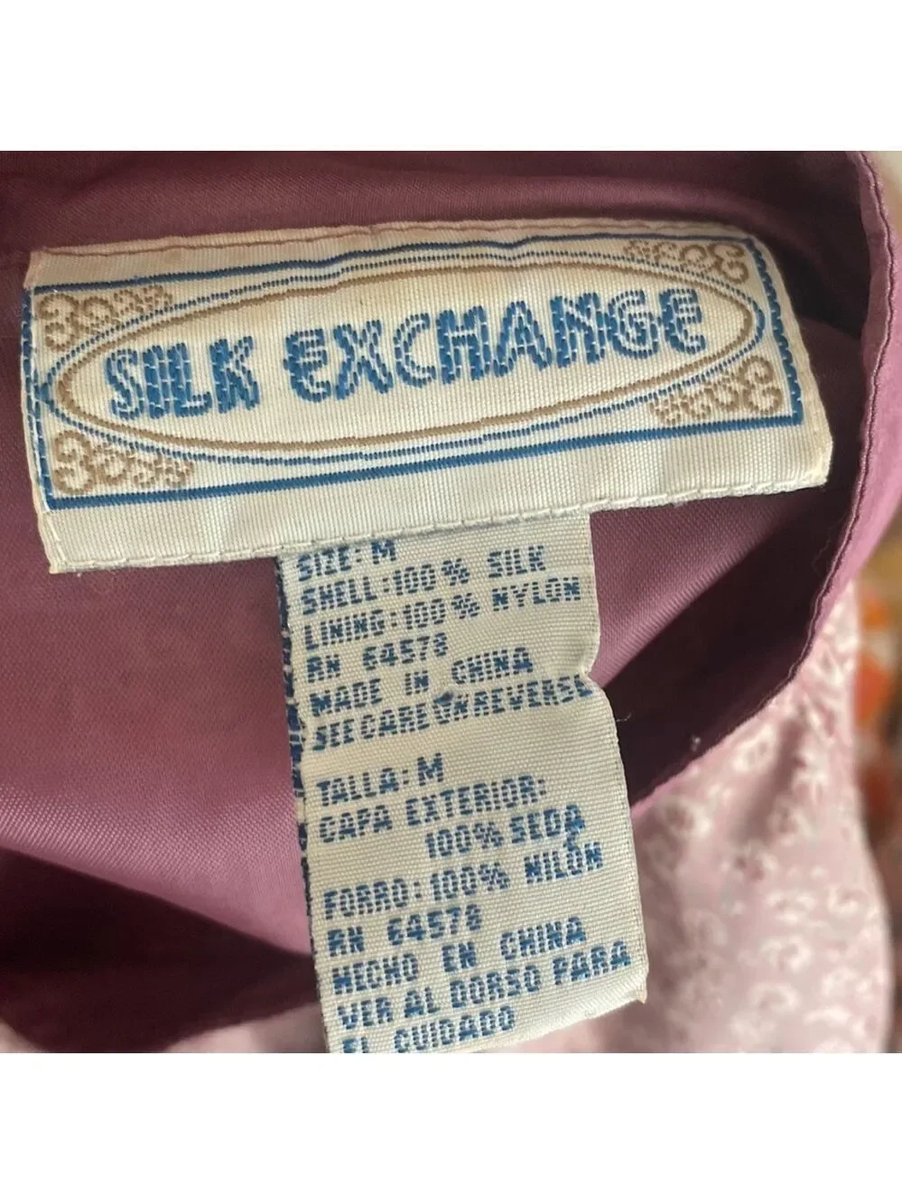 Silk Exchange dusty pink